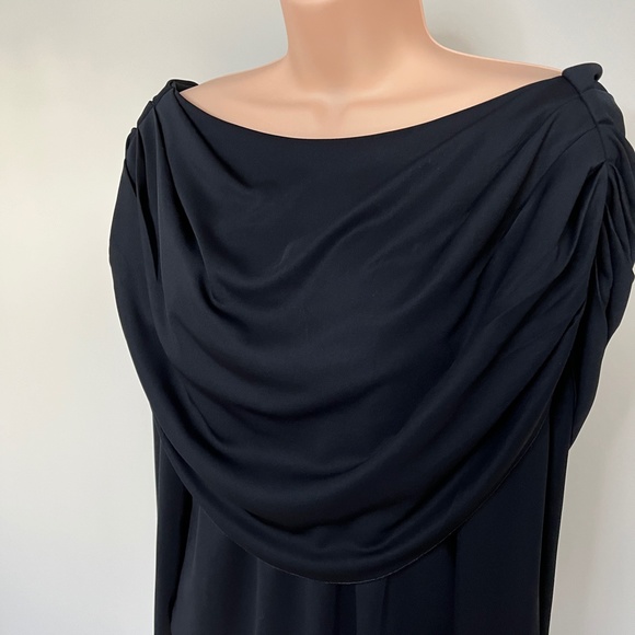 Vintage Debbie Shuchat Top - Black - Size S - M - Picture 4 of 9